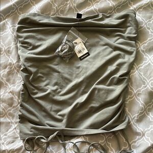 Express  Ruched Tube Top